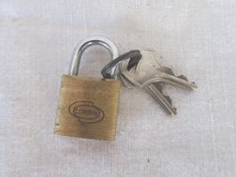 Corbin Vorhängeschloss, Messing, mit 2 Schlüsseln