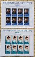 LIECHTENSTEIN 2 Kleinbogen gest. 1992