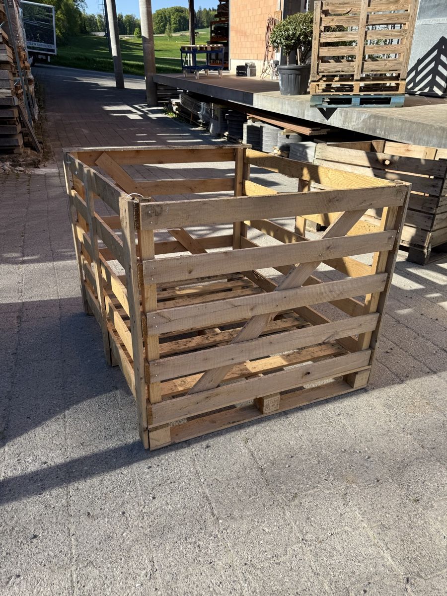 Casse di trasporto: Palettekisten 120x100x 60 oder 80cm – Usato da Neftenbach venduto da silverdust 1
