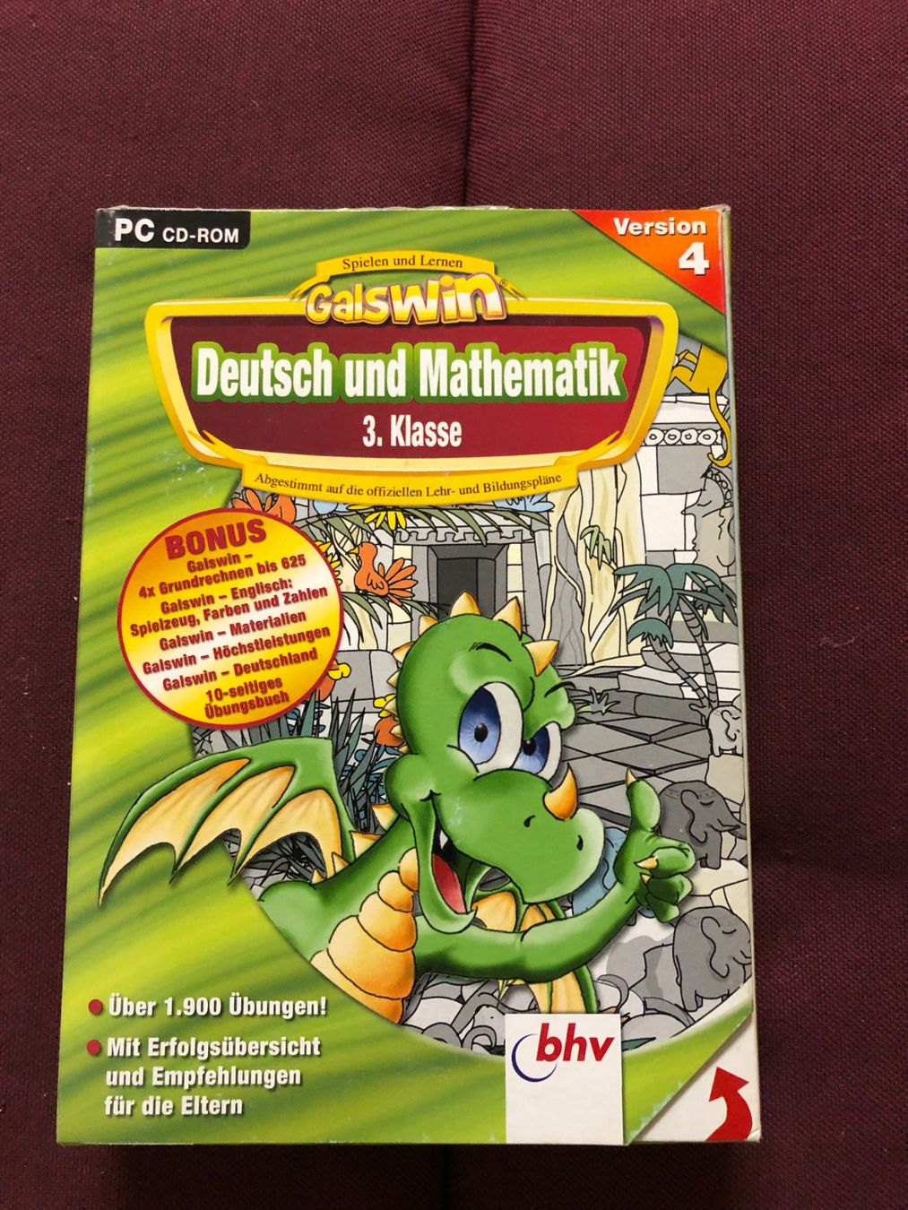 Software: Galswin Deutsch + Mathematik 3. Klasse Vers.4 - originalverp – Neu und originalverpackt aus Niederhasli von thozam