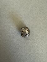 Pandora Charm Anhänger silber mit Zirkonia wirbelmuster