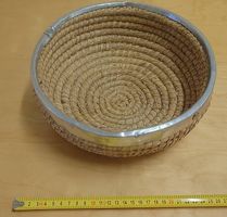 Strohschale / Strohkorb / Osternest 22.5 cm Innendurchmesser