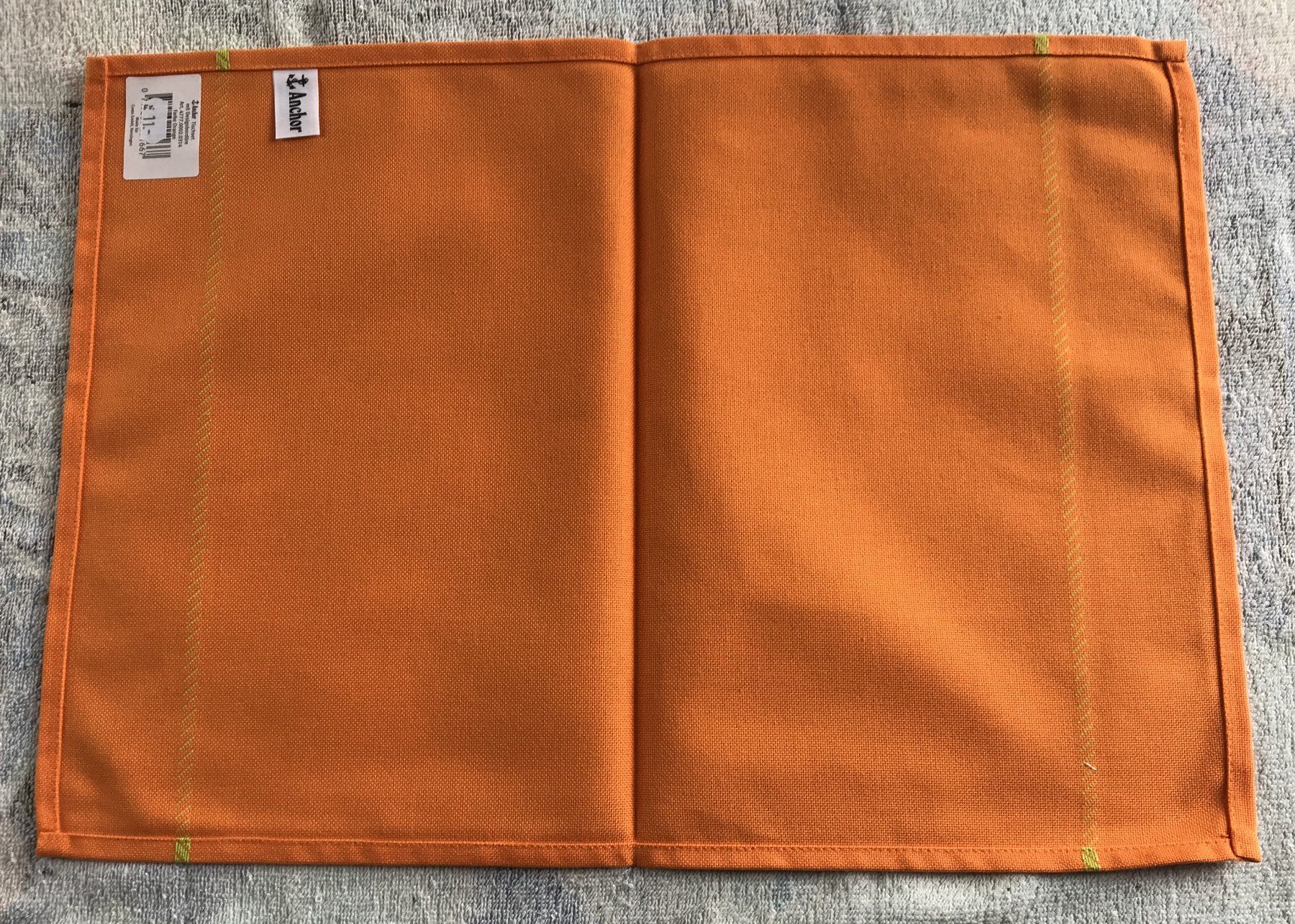 Tischset: 4 TISCHSETS ORANGE NEU UND ORIGINALPERPACKT – Neu und originalverpackt aus Ostermundigen von wini63 4
