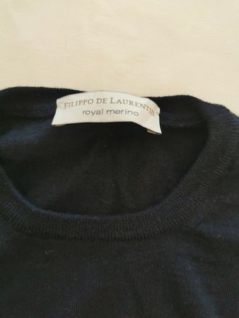 Neuer Pullover Filippo de Laurentiis Merino 120's 50 M Luxus