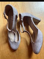 MAX Shoes Wildleder Pumps T-Riemen Gr. 38 beige