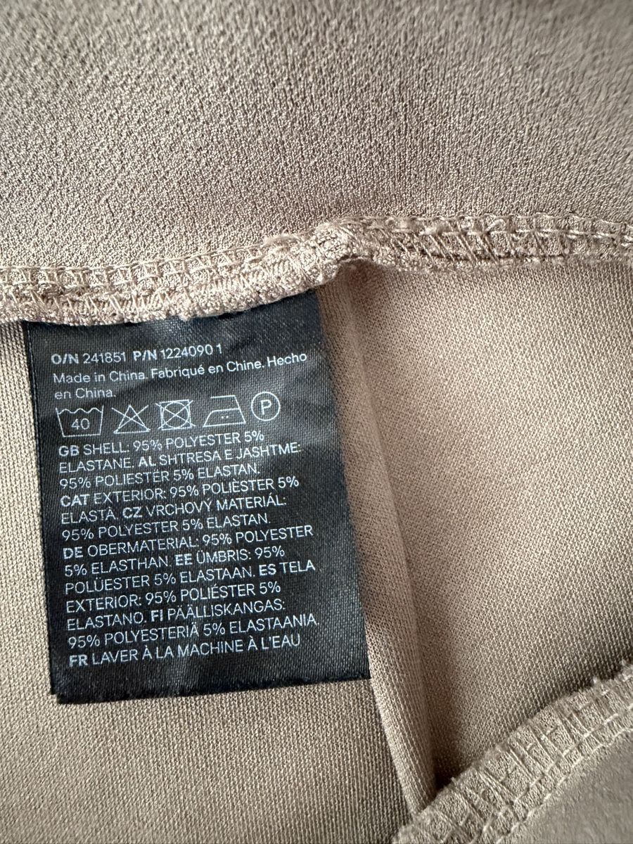H&M Pantaloni: H&M culottes trousers, size S, Taupe, Spring – Usato da Zürich venduto da jus_sw7l 5