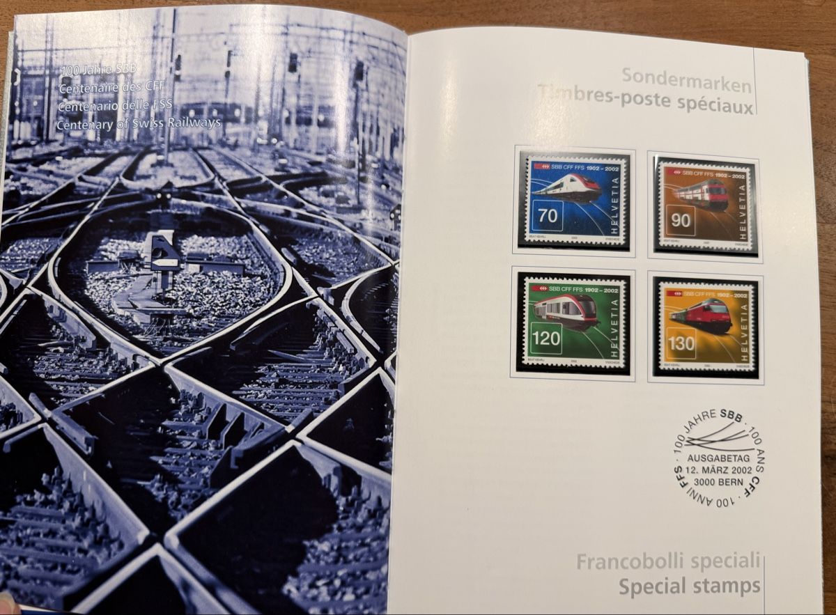 Tous les timbres: Jahrbuch 2002, komplett – D'occasion à Altdorf UR par Sanna08 2