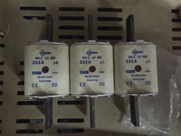 Sicherung Schmelzsicherung 355A gG weber NH2 100kA NH2LPMR