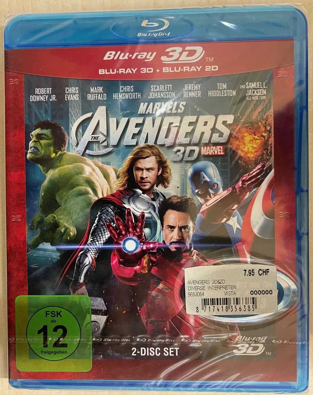 Alle DVDs: Marvel's The Avengers (+ Blu-ray 3D)-NEU – Neu und originalverpackt aus Oftringen von Vucki