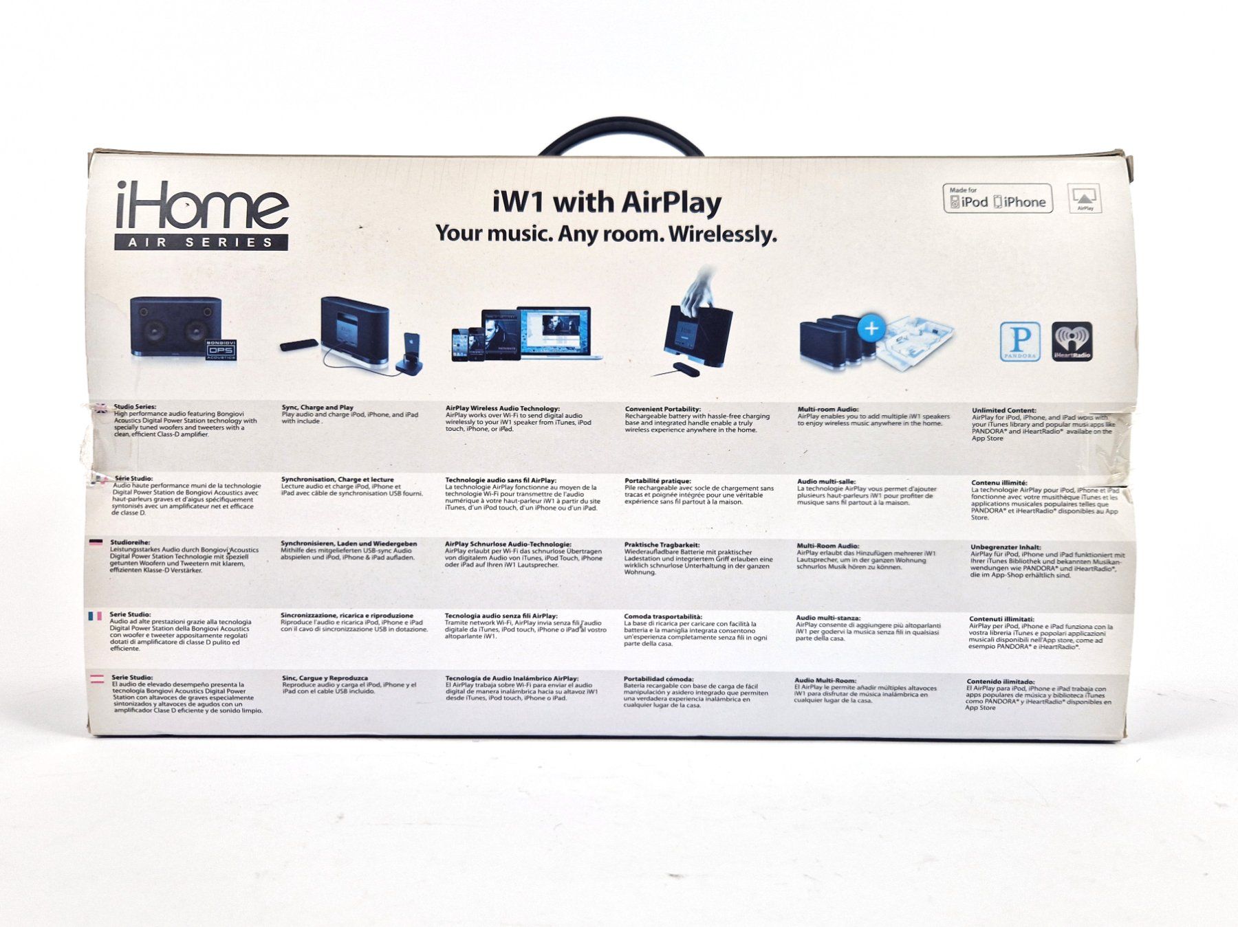 Casse acustiche: iHome iW1 AirPlay Wireless Audio System – Nuovo (secondo la descrizione) da Basel venduto da Restwert_Basel 2