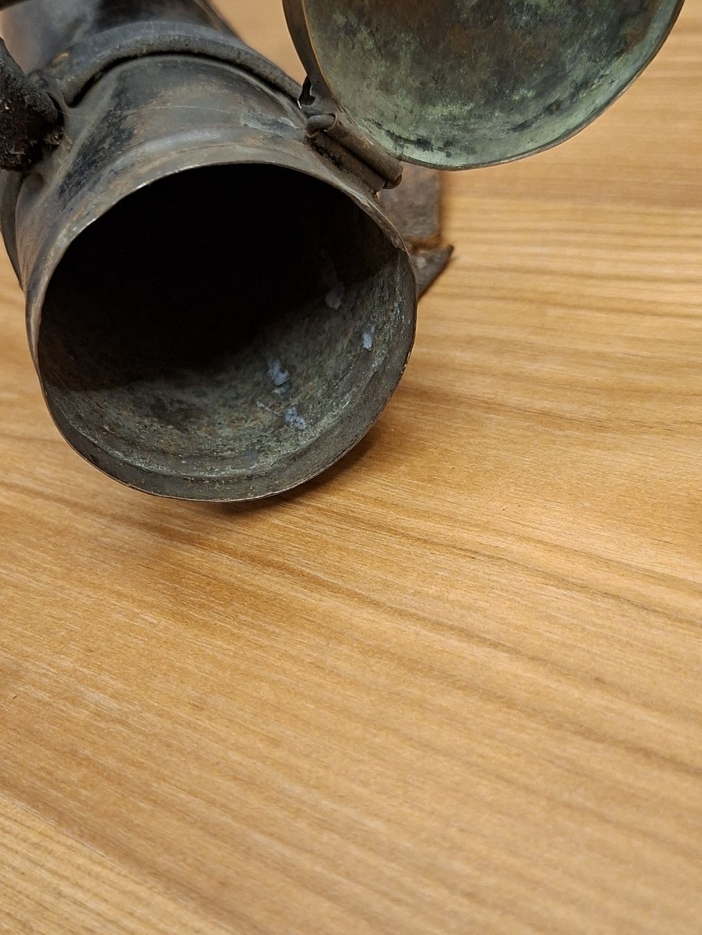 Schweizer Armee Barattoli: Antike Munitions--Blechbüchse um anfangs 1800 – Usato da Ganterschwil venduto da HeidiuPeter 5