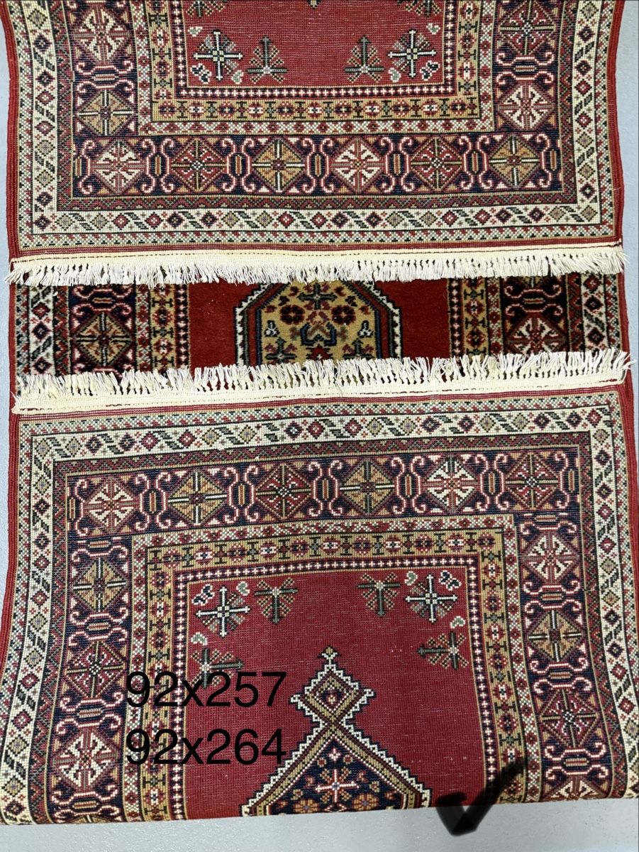 Tappeti: Wunderschöner Läufer Rot mit Mustern 257x92cm – Usato da Büron venduto da Filadefia-888 6