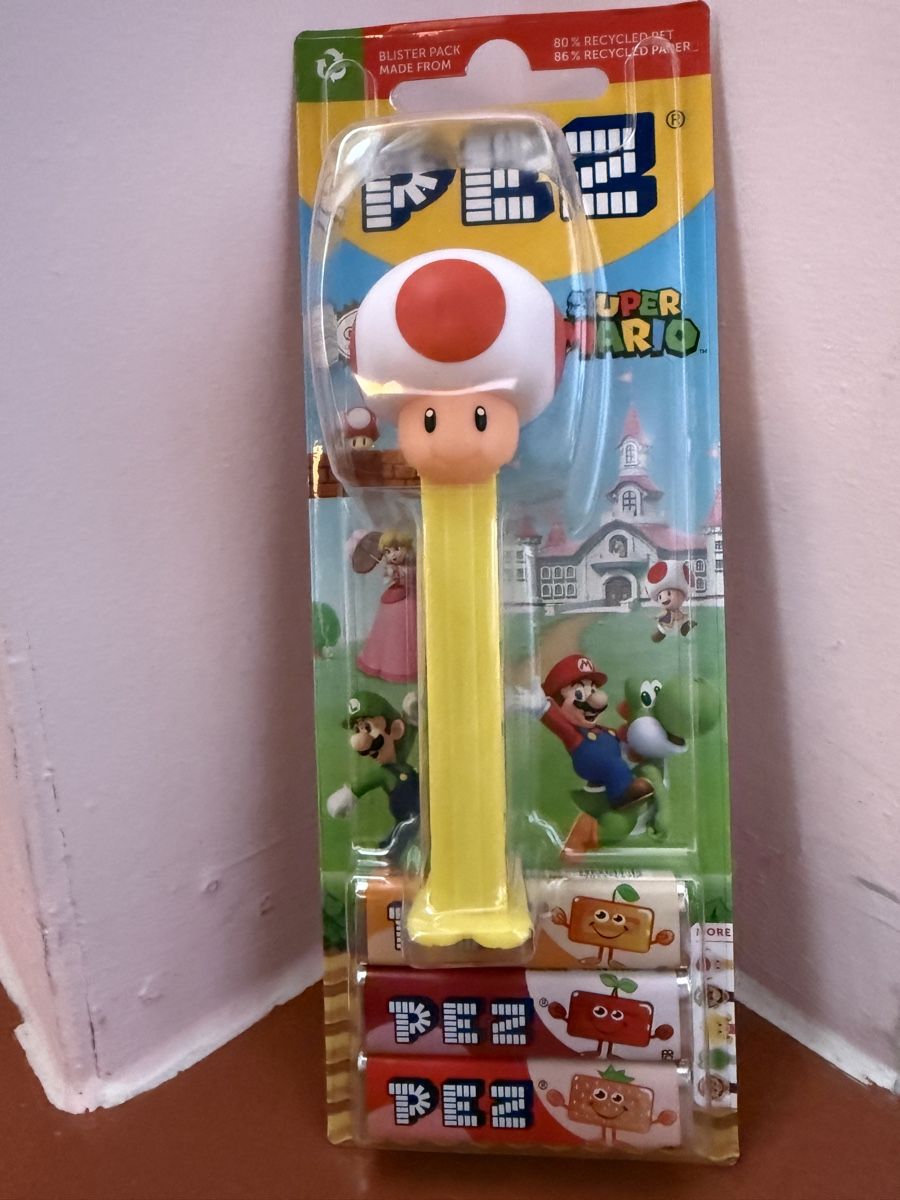 Giocattoli: Pez Spender Mario Bros ‚Toad‘ – Nuovo e nell'imballaggio originale da Altdorf UR venduto da StayClassy 1