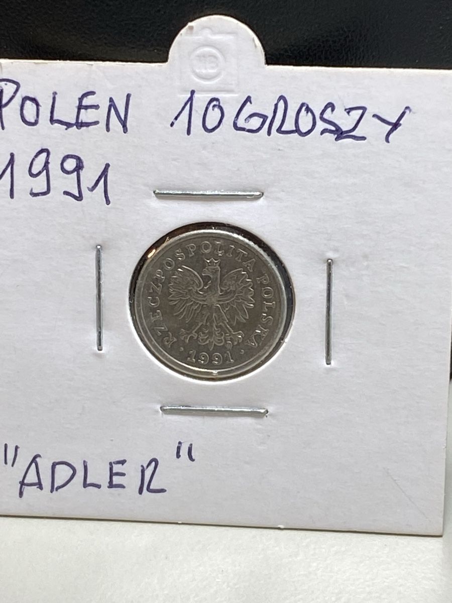 Alle Münzen: Pologne - 10 groszy - 1991 – Gebraucht aus Payerne von Mike1682