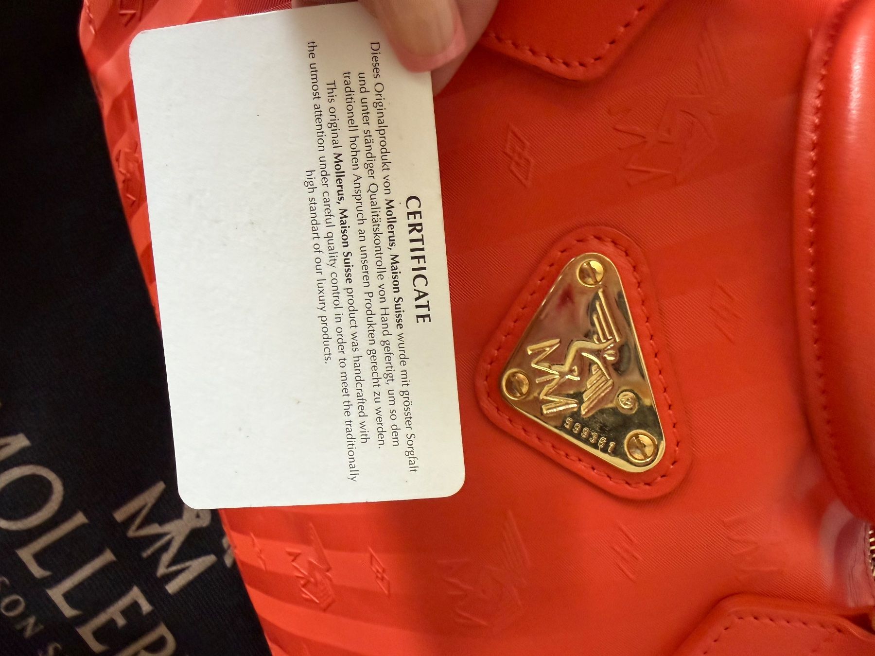 Maison Mollerus Sacs femmes: Mollerus Tasche Orange – D'occasion à Remetschwil par Ka95 3