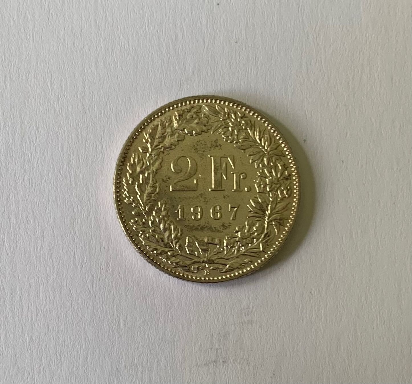 Alle Münzen: 2 Franken 1967 -  Silber - Schweiz – Gebraucht aus Zürich von Apache4 2