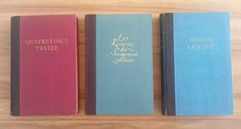 Collection 3 livres anciens - Rousseau, Victor Hugo, Prévost