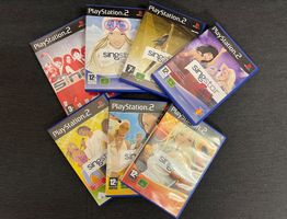 7 Singspiele für Sony PlayStation 2 PS2 Set Bundle