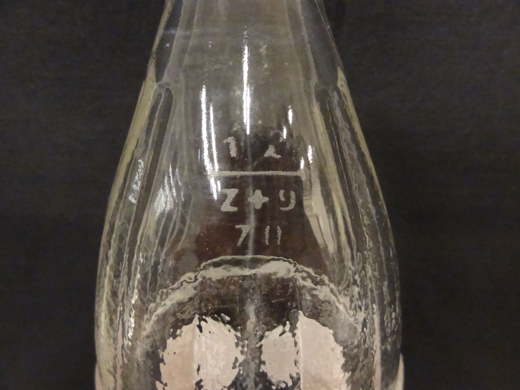 Sinalco Bicchieri, Caraffe & Bottiglie: alte Flasche SINALCO 1970 1liter geeicht – Usato da Kerzers venduto da Flaschenposten 2