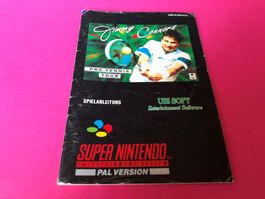 ANLEITUNG FÜR JIMMY CONNORS PRO TENNIS TOUR SUPERNINTENDO