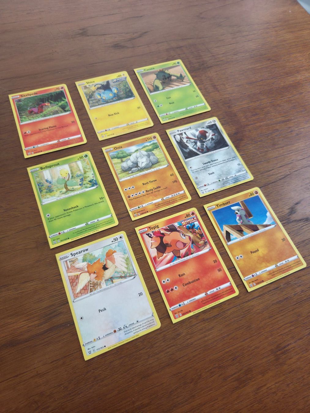 Pokémon Carte collezionabili: Pokemon Battle Styles Miscut Fehlschnitt 9 Karten – Usato da Zürich venduto da Wickeddude 2
