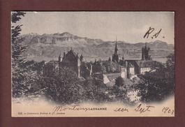 LAUSANNE - Château et Cathédrale - 1903