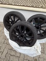 Schwarze Alufelgen Sommerreifen Goodyear 225/40R18 Satz Gti8