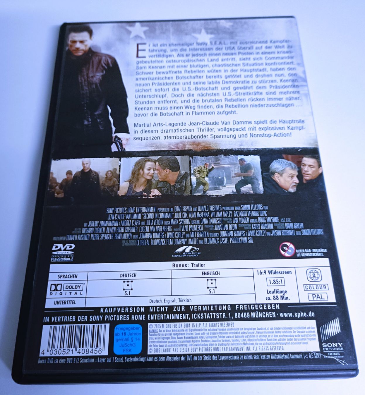 Tutti i DVDs: Jean-Claude Van Damme - Second in Command – Usato da Köniz venduto da Movieportal007 1