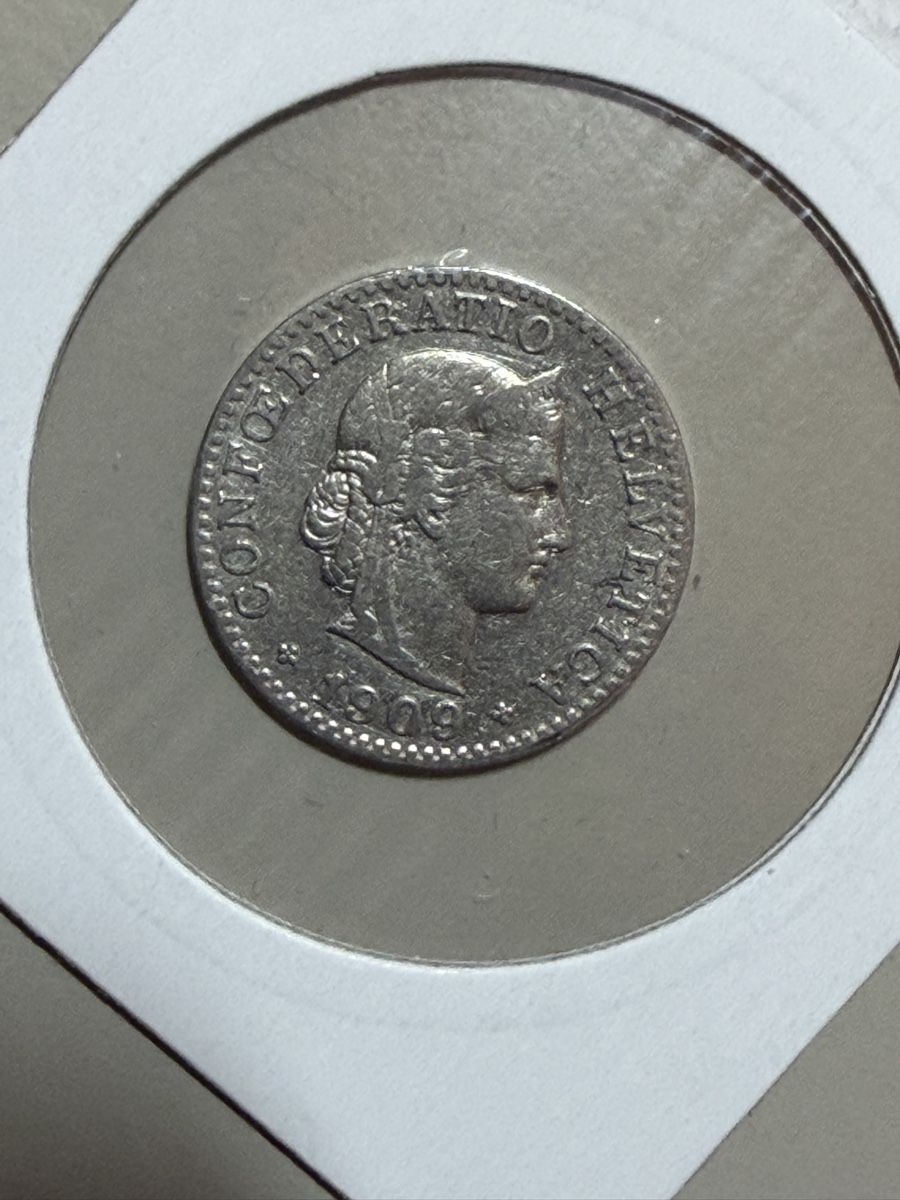 Alle Münzen: CHF 0.20 - 1909 – Gebraucht aus Payerne von Mike1682 1