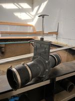 Zugschieber Kunststoff für Teichbau gebraucht funktional