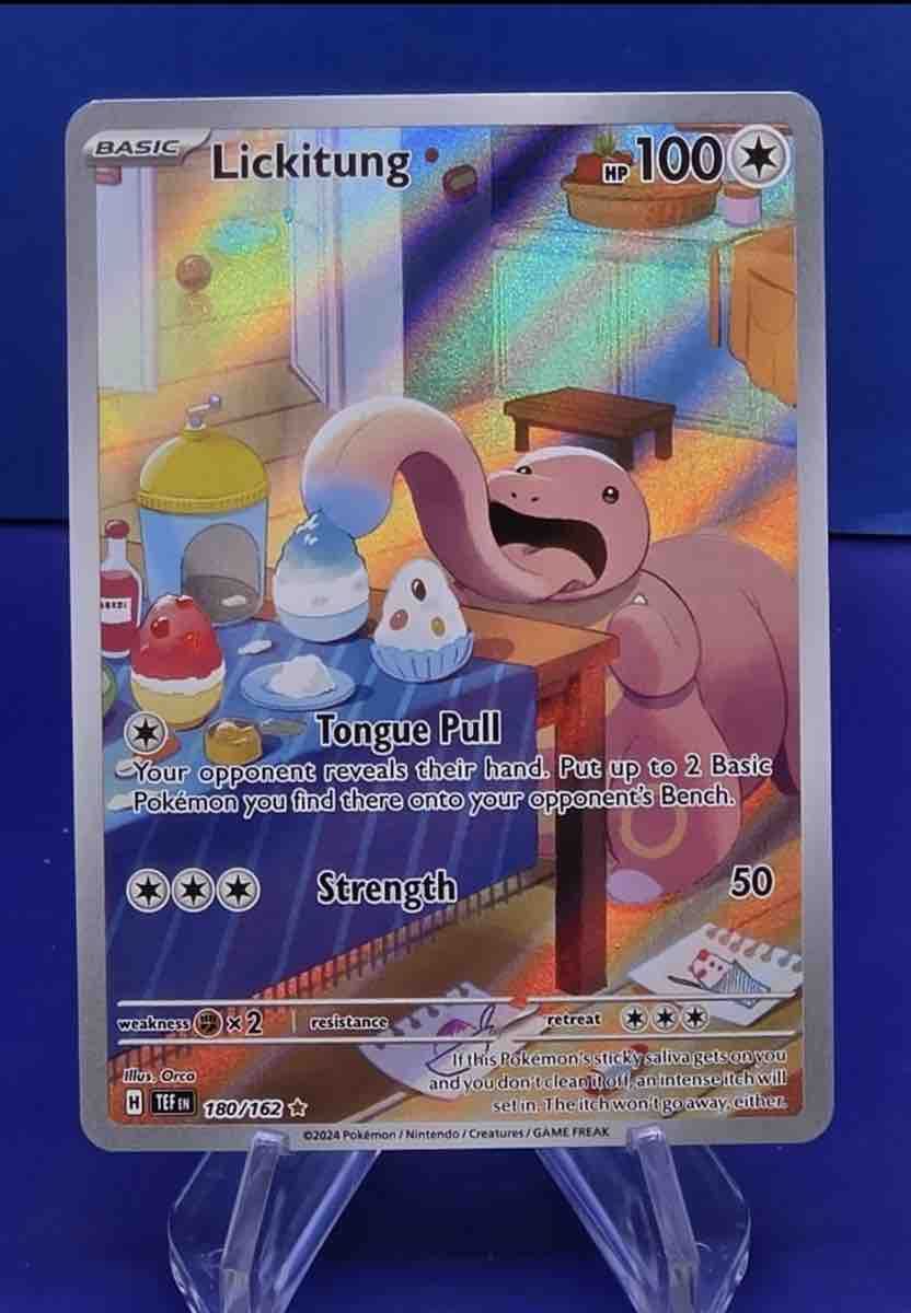 Pokémon Carte collezionabili: Pokemon Karte Lickitung -Temporal Forces 🇺🇸 Englisch – Usato da Volketswil venduto da kev_8cfn