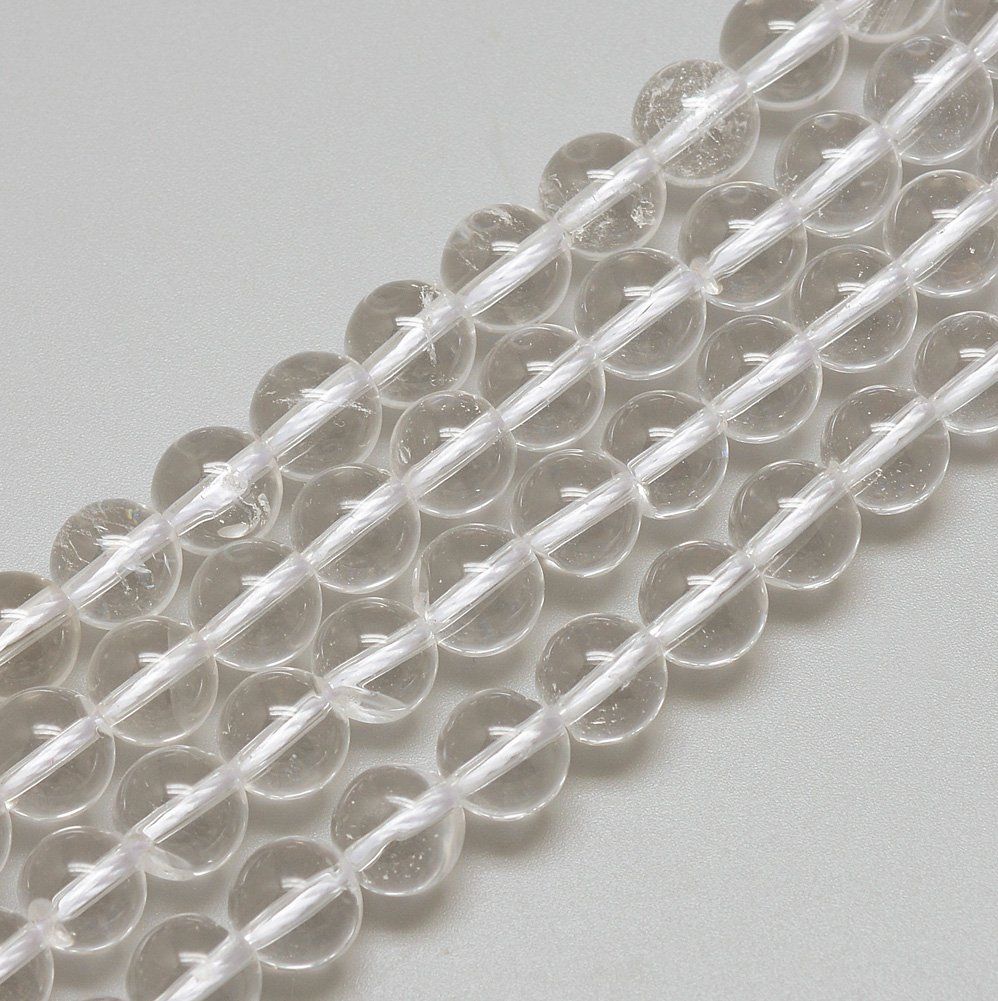 Edelsteine: Bergkristall Perlen 6mm,  1Strang – Neu (gemäss Beschreibung) aus Alpnachstad von perlengaby 2