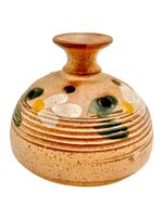 Vase Pique-fleurs céramique VALAURIS fait et peint à la main