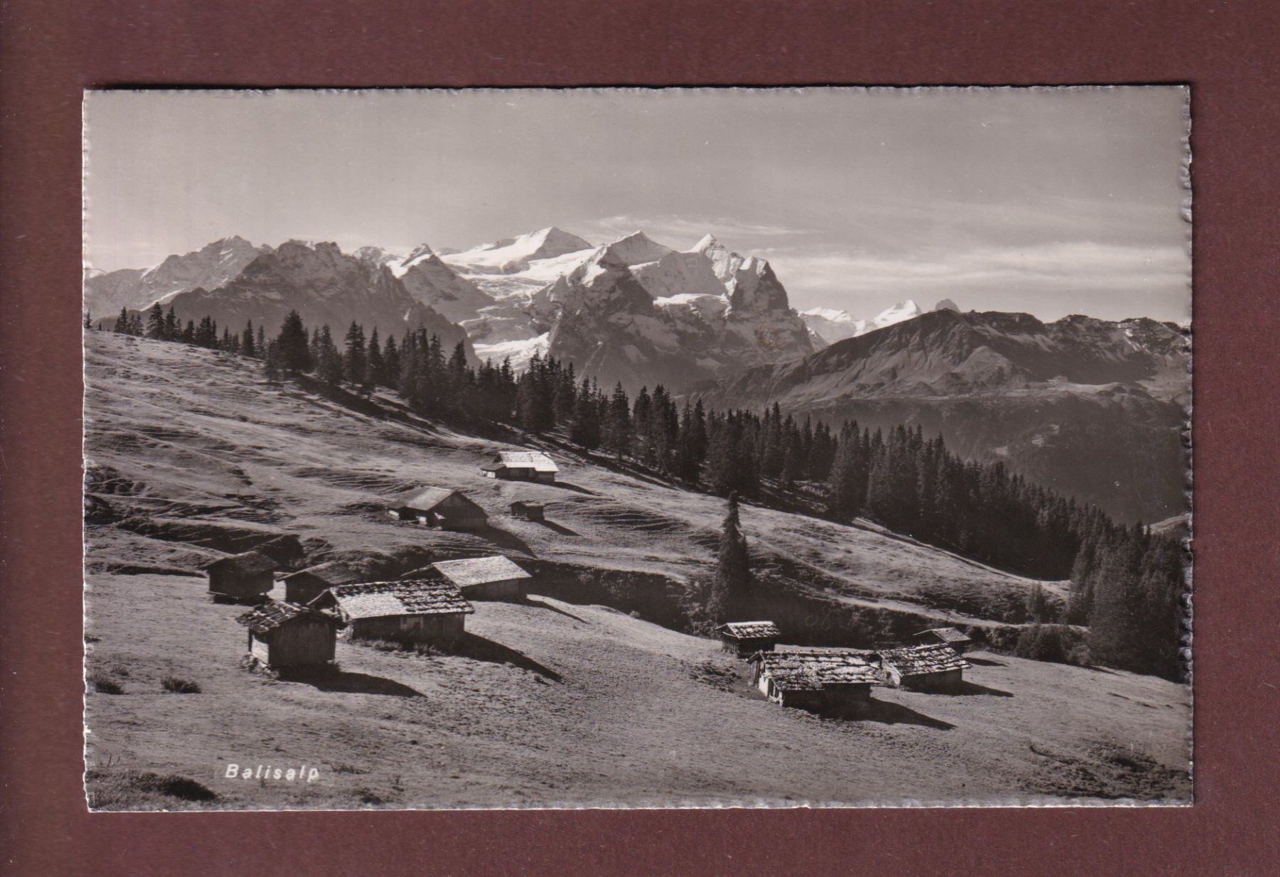 Ansichtskarten: BALISALP - 1941 – Gebraucht aus Pully von nicecards-shop