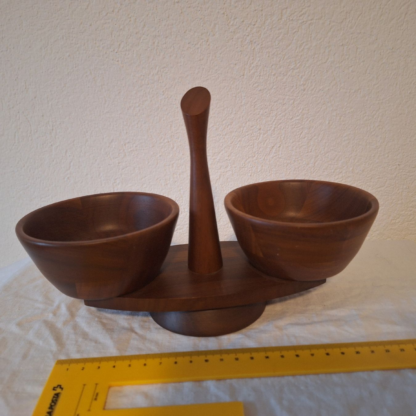 Ciotole: Versand OK! Solid Black Walnut Kustom Kraft Servierschale – Usato da Winterthur venduto da Goldpipau 8