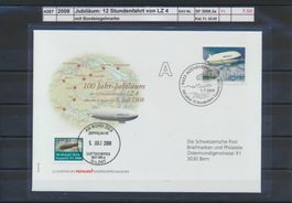 2008 Jubiläum: "12 Stundenfahrt von LZ 4", Bordsiegelmarke