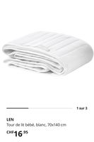 tour de lit bébé ikea LEN 70x140cm