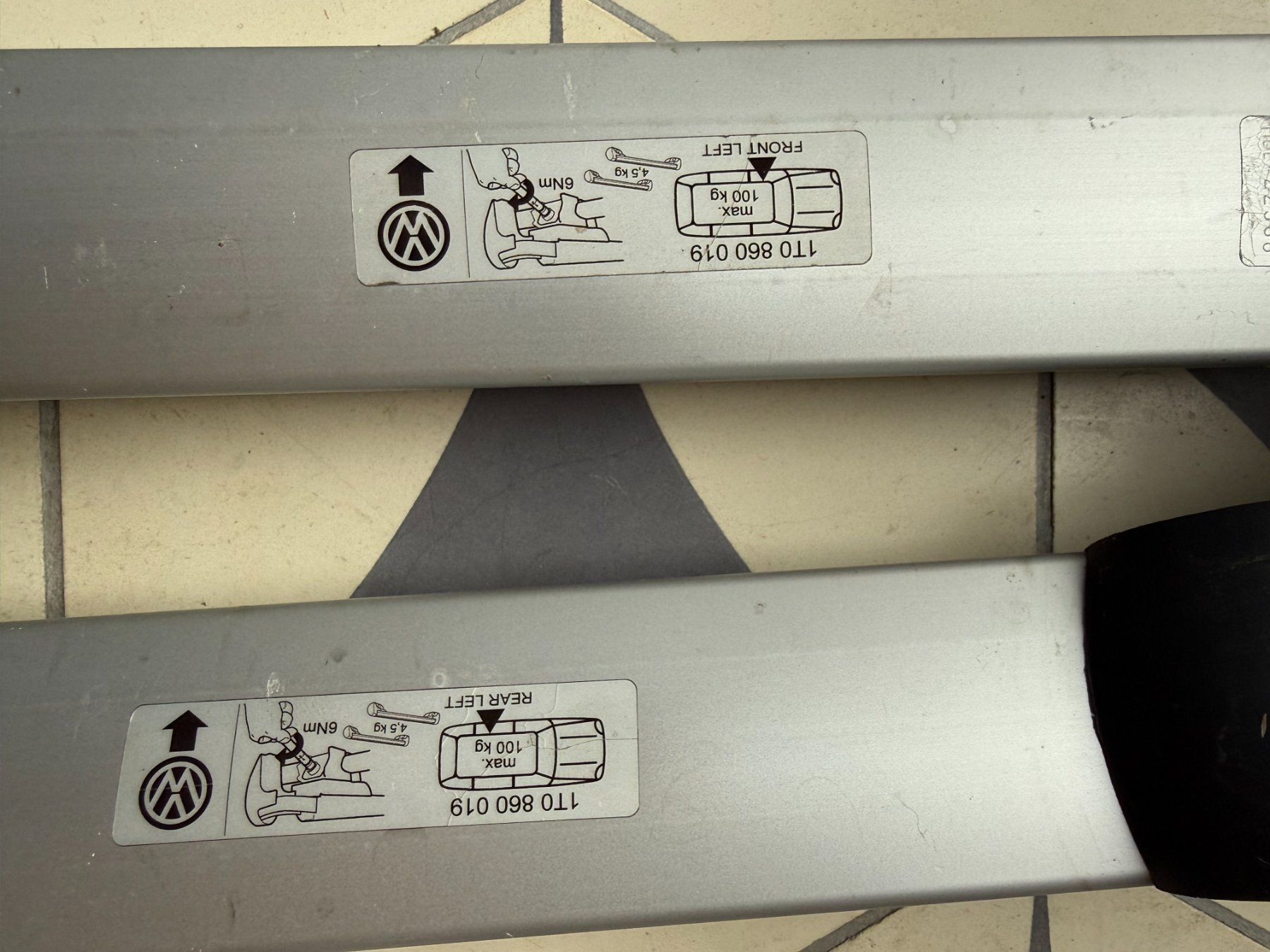 Dachträger: Barres de toit pour Touran – Gebraucht aus Le Cerneux-Veusil von Maraud01 4