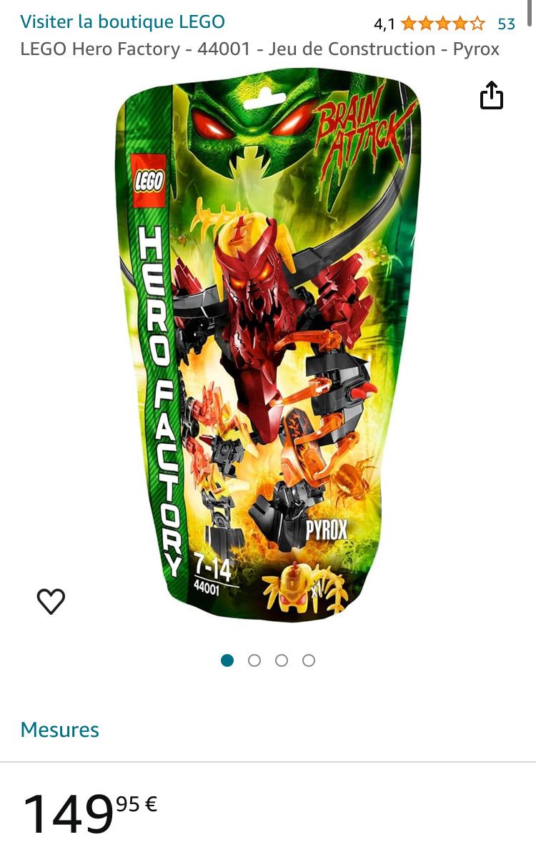 Lego Kit di costruzioni: Hero Factory 4401 LEGO – Usato da Neuchâtel venduto da Tradeboi 2
