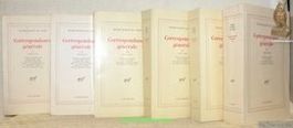 Correspondance générale. 6 Volumes. Tome I à VI (1896-1936).