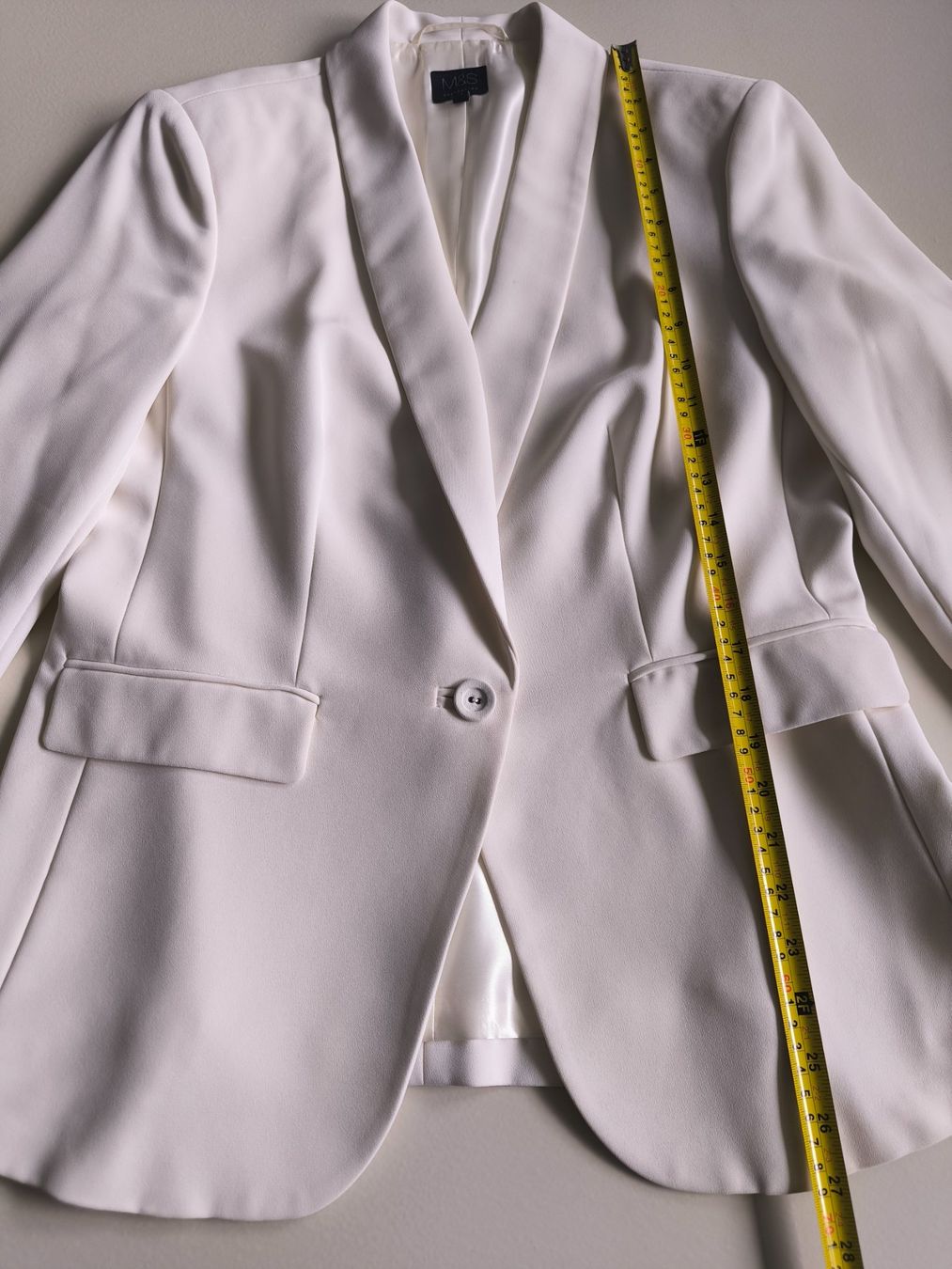 Jacken: Marks and Spencer Off-White Blazer, einmal getragen, EU40 – Gebraucht aus Wallisellen von C_DM 3