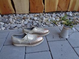 Edle Maripé echt Leder Sneaker Gr. 40 - 400245