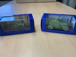 Tim und Struppi Modellautos: Citroen & Panzer, Top Zustand!
