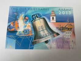 Sonder-Briefmarke Tag der Briefmarke Aarau Schweiz 2013
