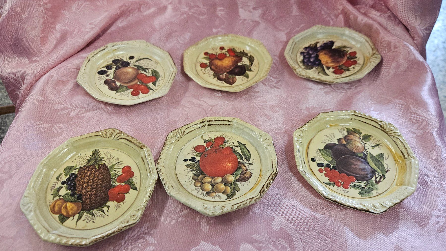 Untersetzer: 6 sottobicchieri con frutta – Gebraucht aus Melano von H-Sara