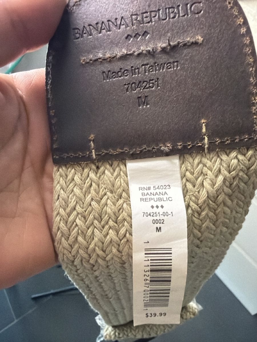 Cinture: Boho Chic Brown Leather and Braided Belt - Size Medium – Usato da Bouveret venduto da dou_g8q7 4