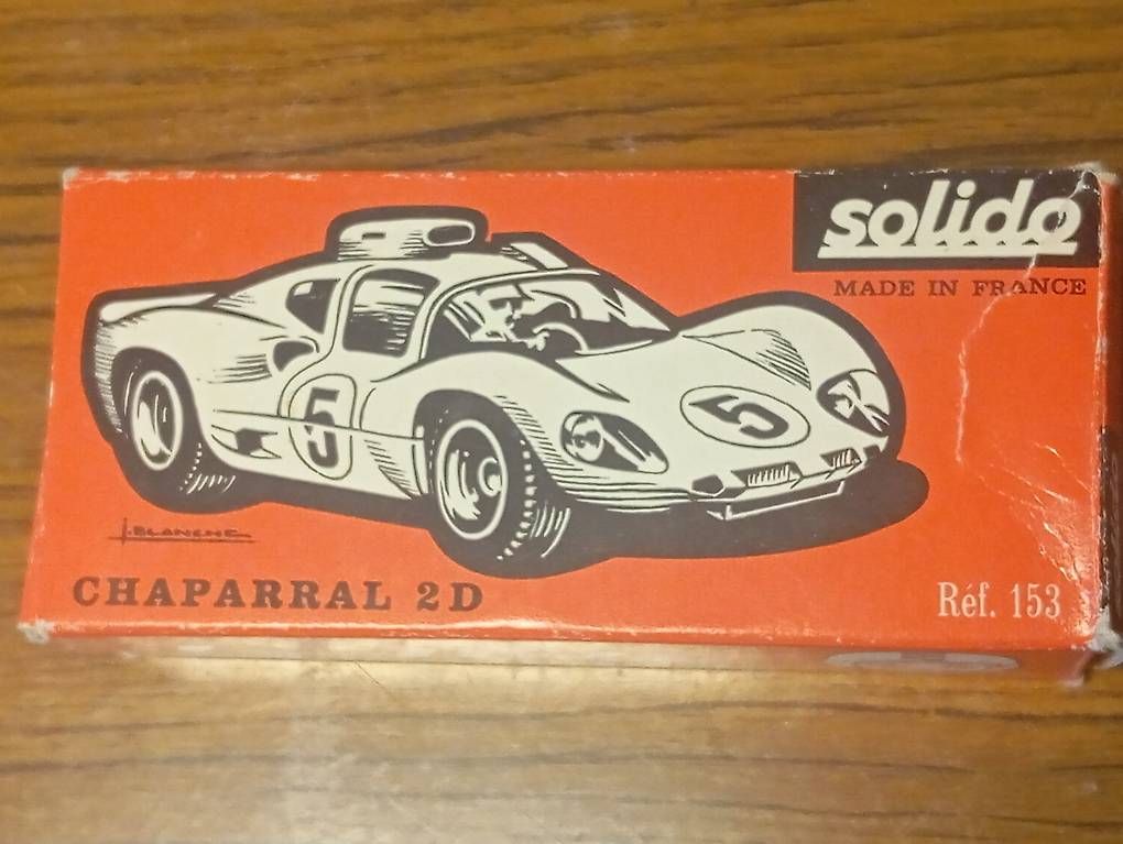 Solido Modellini d'auto: Solido Chaparral 2D Ref. 153 Oldtimer Rarität mit OVP – Usato da Basel venduto da Petergunn 1