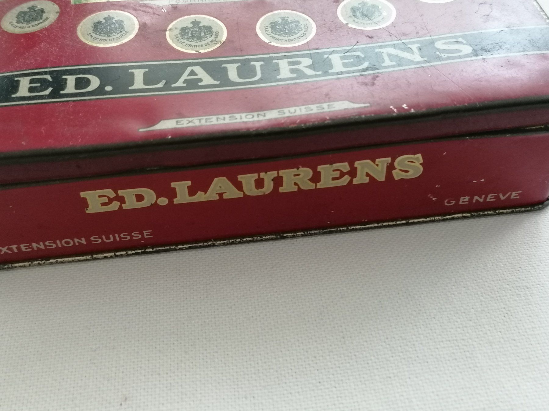 Barattoli: Zigaretten Blechdose Antik -  Ed. Laurens – Usato da Basel venduto da vintagecollector 5