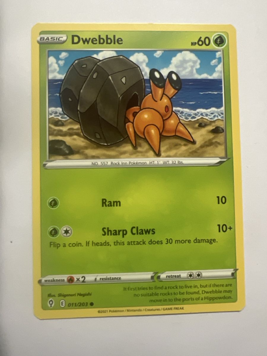 Pokémon Cartes à collectionner: Dwebble Pokémon  – D'occasion à Frauenfeld par mwguv