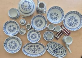 Service Zwiebelmuster Bohemia Made in Czechoslovakia 39 t...